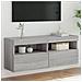 Mobile TV a Parete con Luci LED Grigio Sonoma 100x30x40 cm - Foto miniatura 2