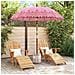 Parasol Balinese Rosa 210-220 cm Cotone, legno massello - Foto miniatura 3