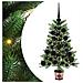 Albero di Natale con 150 LED con supporto Verde 65 cm PE - Foto miniatura 1