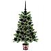 Albero di Natale con 150 LED con supporto Verde 65 cm PE - Foto miniatura 3