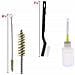 Set Di Pulizia Per Aggregato Di Verniciatura 24w1 + 17w1 - Mini Spazzole, Spazzole Flessibili, Aghi Micro, Bottiglia Di Lubrificante, Custodia Pratica - Foto miniatura 4