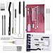 Set Di Pulizia Per Aggregato Di Verniciatura 24w1 + 17w1 - Mini Spazzole, Spazzole Flessibili, Aghi Micro, Bottiglia Di Lubrificante, Custodia Pratica - Foto miniatura 1