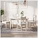 Cuscini per Seduta 4 pcs Bianco 40 x 40 x 3 cm Tessuto - Foto miniatura 2