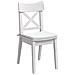 Cuscini per Seduta 4 pcs Bianco 40 x 40 x 3 cm Tessuto - Foto miniatura 3
