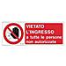 Cartello Vietato L Ingresso A Tutte - Foto miniatura 1