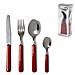 Set 24 Posate Fashion Rosso - Foto miniatura 1