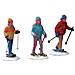 Ciaspolatori - Snowshoe Walkers, Set Da 3 - Foto miniatura 3