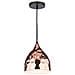 Lampadario Pendente Cromato A Sospensione E27 Metallo Oro Rosa Vt-8230 3715 - Foto miniatura 1