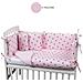 Rivestimento Tessile 4 Pezzi Per Culla Lella Stella Rosa Pc351c01 - Foto miniatura 1
