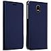 Custodia A Libro Flip Book Cover Per Samsung Galaxy J3 2017 - Blu - Foto miniatura 2