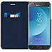 Custodia A Libro Flip Book Cover Per Samsung Galaxy J3 2017 - Blu - Foto miniatura 9