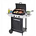 Xpert 100 LS Plus Rocky 9200 W Barbecue Gas naturale Carrello Nero, Argento - Foto miniatura 1