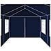 Gazebo Da Giardino 3x12 M Blu - Foto miniatura 4