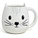 Mug Kitty Coppa A Forma Di Testa Di Gatto Capacità Di 400ml Lavabile In Lavastoviglie E Forno A Microonde Ceramica - Foto miniatura 1