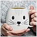Mug Kitty Coppa A Forma Di Testa Di Gatto Capacità Di 400ml Lavabile In Lavastoviglie E Forno A Microonde Ceramica - Foto miniatura 2