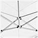 Gazebo Professionale Pieghevole Alluminio 6x3 m Bianco - Foto miniatura 3