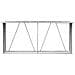 Capannone da Giardino in Acciaio Zincato 330x84x152cm Grigio - Foto miniatura 3