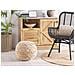 Pouf In Tessuto Beige 40x40cm Kayseri - Foto miniatura 8