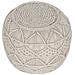 Pouf In Tessuto Beige 40x40cm Kayseri - Foto miniatura 7