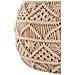 Pouf In Tessuto Beige 40x40cm Kayseri - Foto miniatura 9