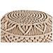 Pouf In Tessuto Beige 40x40cm Kayseri - Foto miniatura 11