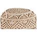 Pouf In Tessuto Beige 40x40cm Kayseri - Foto miniatura 12