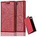 Custodia Compatibile Con Sony Xperia Xz1 Compact In Rosso Mela - Coperchio Protettiva Con Chiusura Magnetica, Funzione Stand E Tasca Per Le Carte - Foto miniatura 1