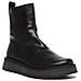 Pelle Reno053 Piattaperma Sole Stivaletti In Nero Per Le Donne - Foto miniatura 1