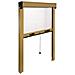 Zanzariera Standard Sottile Avvolgibile Per Finestra Bronzo 140 - 100 Cm X 170 - 20 Cm - Foto miniatura 1