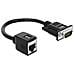 Delock Adattatore Seriale Rs-232/422/485 Db9 Maschio A Jack Rj45 - Foto miniatura 1
