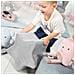 Pouf per Bambini a Forma di Stella Grigio Argento - Foto miniatura 2