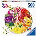 : Puzzle 500 Pz Round - Frutta e verdura - Foto miniatura 1