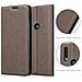 Custodia Compatibile Con Motorola One Vision In Bruno Caffè - Coperchio Protettiva Con Chiusura Magnetica, Funzione Stand E Tasca Per Le Carte - Foto miniatura 5