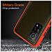 Custodia Compatibile Con Xiaomi Mi 10t / 10t Pro In Rosso Opaco - Bottoni Neri - Coperchio Protettivo Ibrido Con Interno In Silicone Tpu E Retro In Plastica Opaca - Foto miniatura 5
