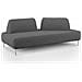 Newton Divano Lineare Con Schienali Movibili T07 Antracite - Foto miniatura 3