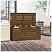 Contenitore Giardino Miele 101x50,5x46,5 Cm Legno Massello Pino - Foto miniatura 3