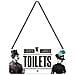 Ladies & Gentlemen Toilets Hanging Sign - Foto miniatura 1