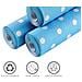 Rotolo Tovaglia A Pois Per Feste Antistrappo 100% Carta Made Italy 5mtx1,20mt 5 Metri Azzurro - Foto miniatura 4