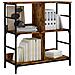 Libreria Rovere Fumo 78,5x33x82 Cm In Legno Multistrato - Foto miniatura 3