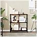 Libreria Rovere Fumo 78,5x33x82 Cm In Legno Multistrato - Foto miniatura 1
