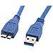 Lanberg CA-US3M-10CC-0005-B cavo USB 0,5 m Micro-USB A USB A Blu - Foto miniatura 1