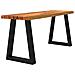 Panca Con Bordi Vivi 110 Cm In Legno Massello Di Acacia - Foto miniatura 3