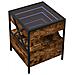 Comodino Con Led Infinity Rovere Fumo 40x40x51 Cm - Foto miniatura 3