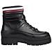 Corporate Outdoor Boot Stivaletti Pelle Scarpe Donna Nero Eu 37, Fw0fw07501 Bds - Foto miniatura 2