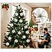 Set Di Fiori Artificiali Per Decorazione Albero Di Natale 32 Pezzi Argento - Foto miniatura 2
