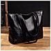 Elegante Borsa Tote In Pelle Pu Nera - Versatile E Spaziosa - Foto miniatura 3