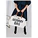 Mommy Bag Borsa a mano Nero, Marrone, Bianco Nylon, Poliestere - Foto miniatura 10