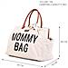 Mommy Bag Borsa a mano Nero, Marrone, Bianco Nylon, Poliestere - Foto miniatura 4