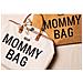 Mommy Bag Borsa a mano Nero, Marrone, Bianco Nylon, Poliestere - Foto miniatura 13