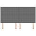 Testiera  Design Semplice Grigio Chiaro 180 cm in Tessuto Corduroy - Foto miniatura 4